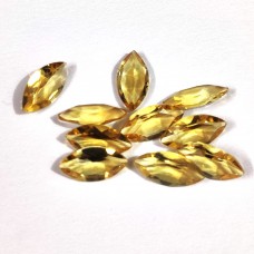 Citrine 10x5mm marquise facet 0.85 cts